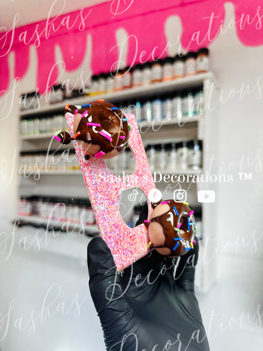 Chocolate 3D Donuts Outlet OR Switch Cover PREORDER