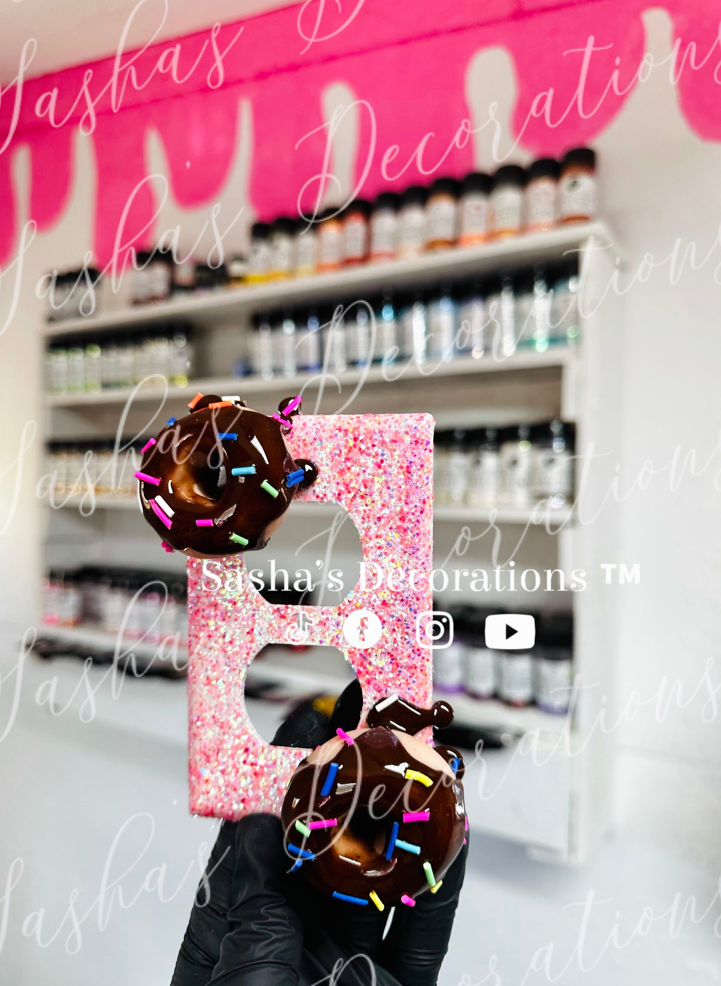 Chocolate 3D Donuts Outlet OR Switch Cover PREORDER