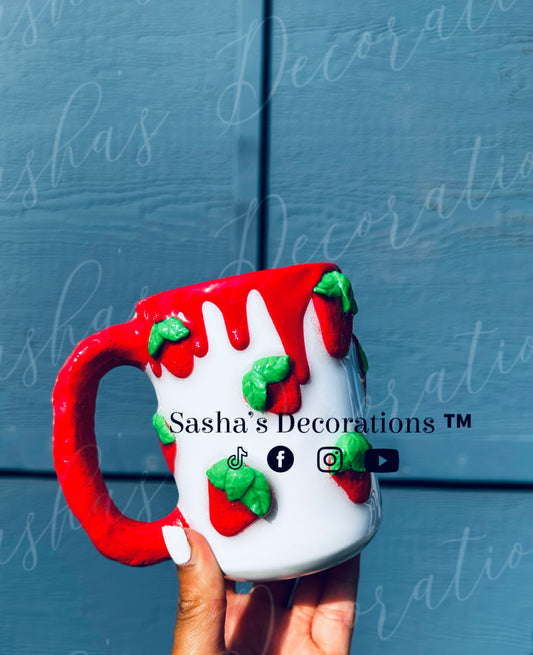 Strawberry 3D Ceramic Mug Preorder