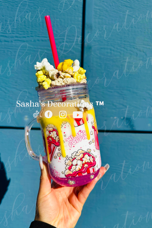 What’s Poppin’ Snow Globe Tumbler Cup