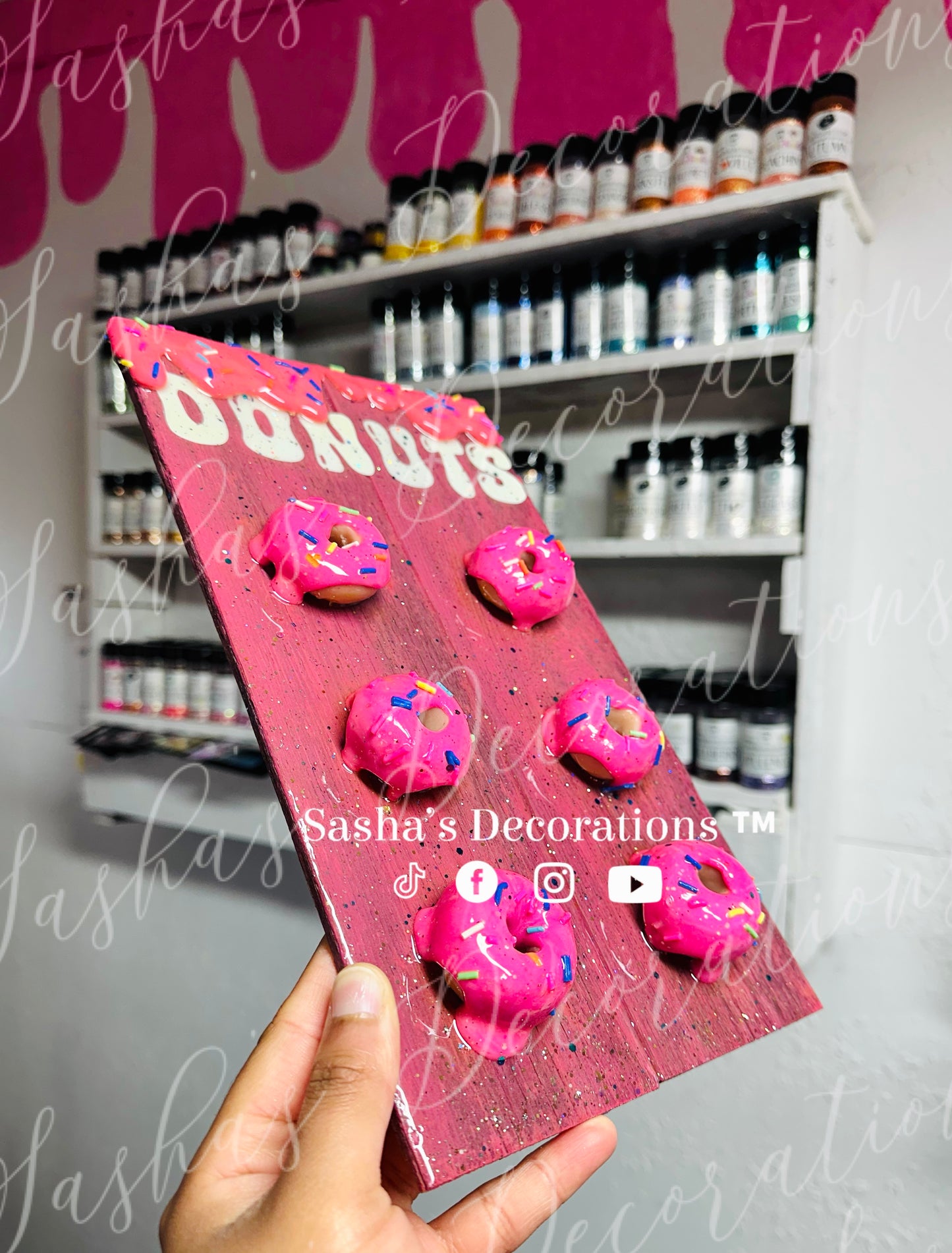 Donuts Wooden Wall Decor