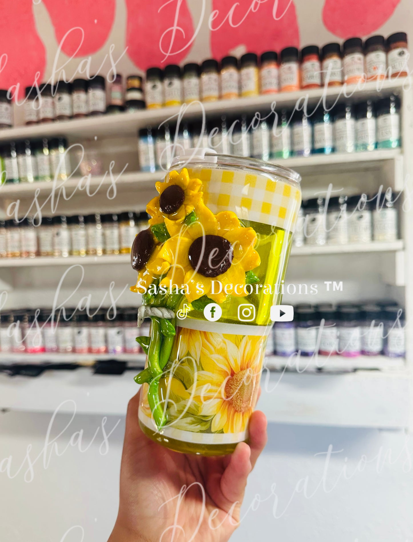 Sunflower Snow Globe Sculpt Tutorial