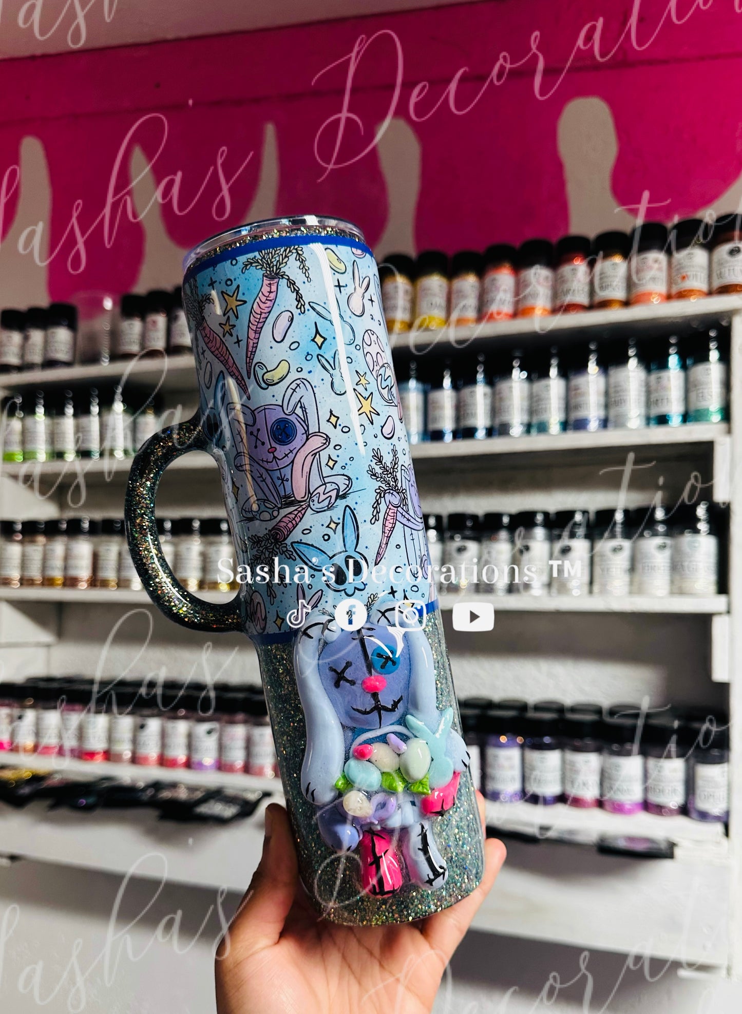 Ragdoll Bunny Tumbler Cup