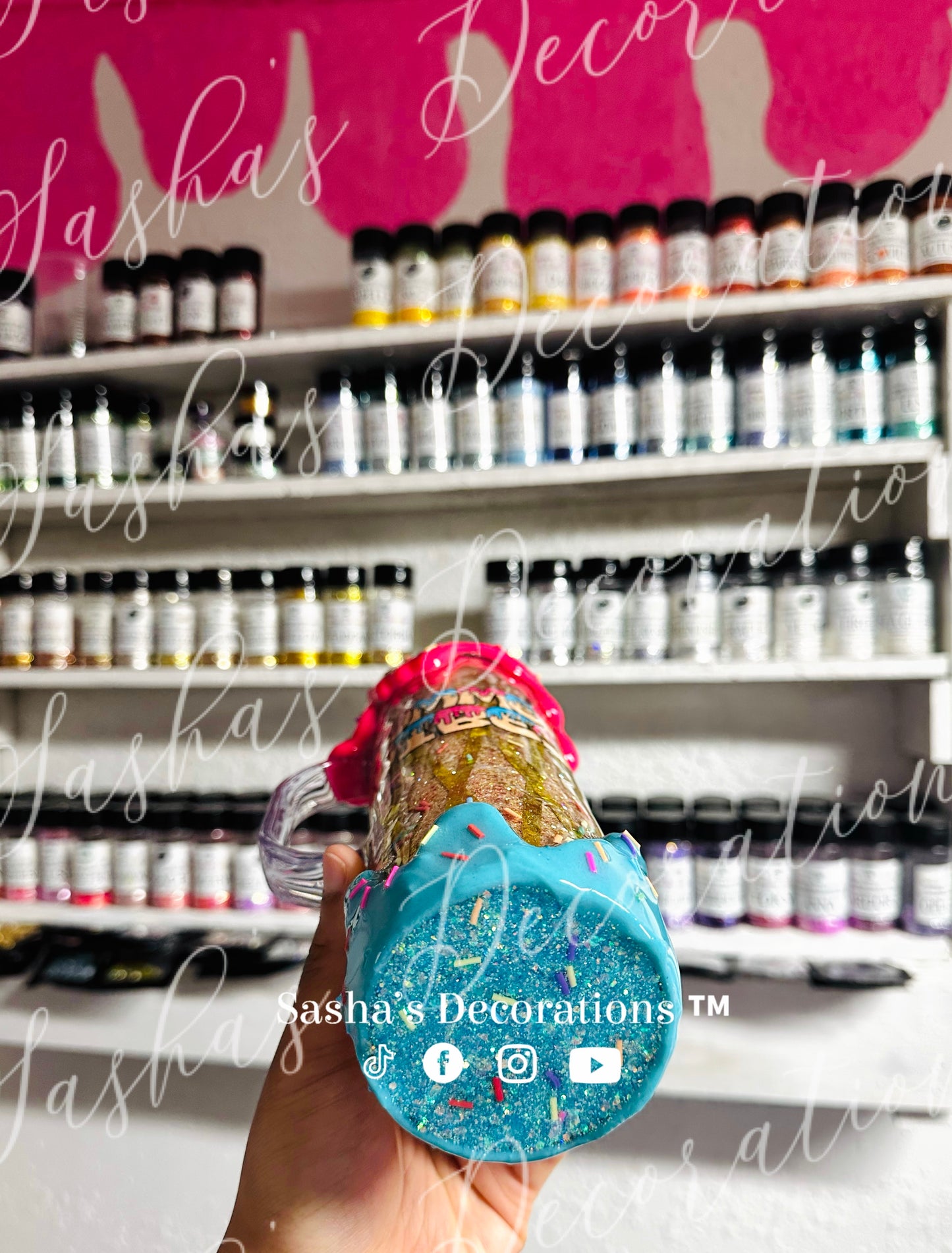 Summer Vibes Ice Cream Snow Globe Tumbler Cup