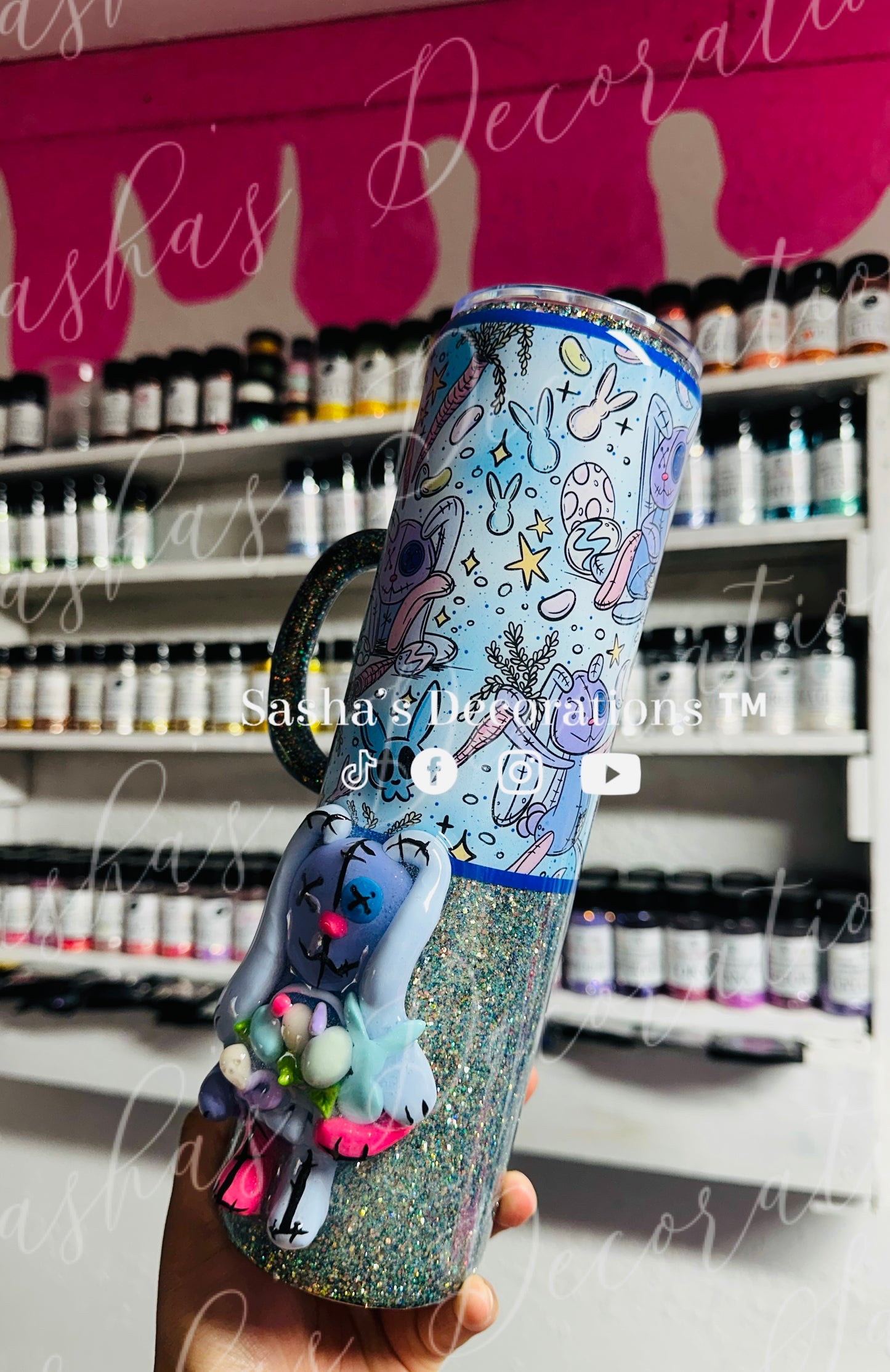 Ragdoll Bunny Tumbler Cup