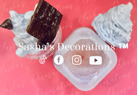 40 oz Faux Whipped Cream Mold PREORDER