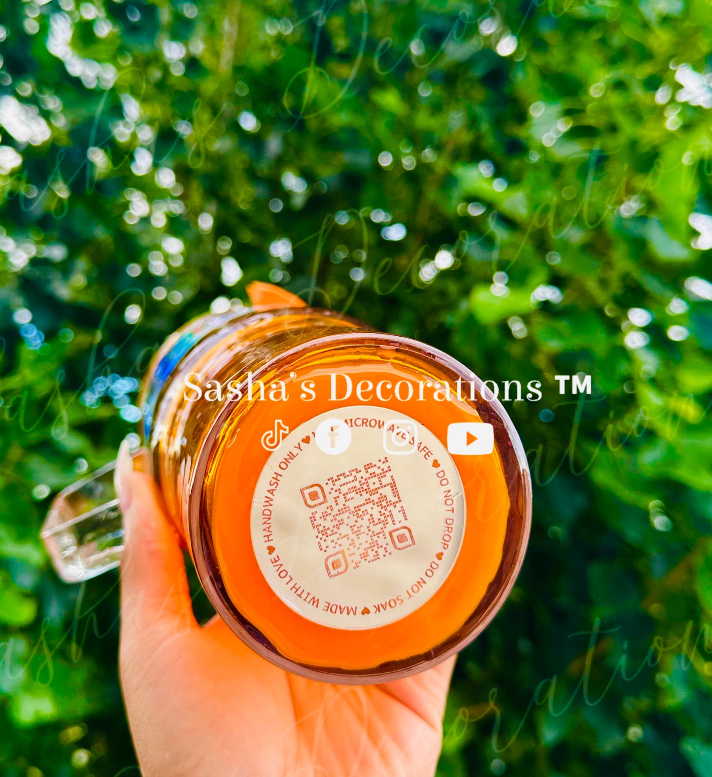 Christ Orange Soda Snow Globe Tumbler Cup