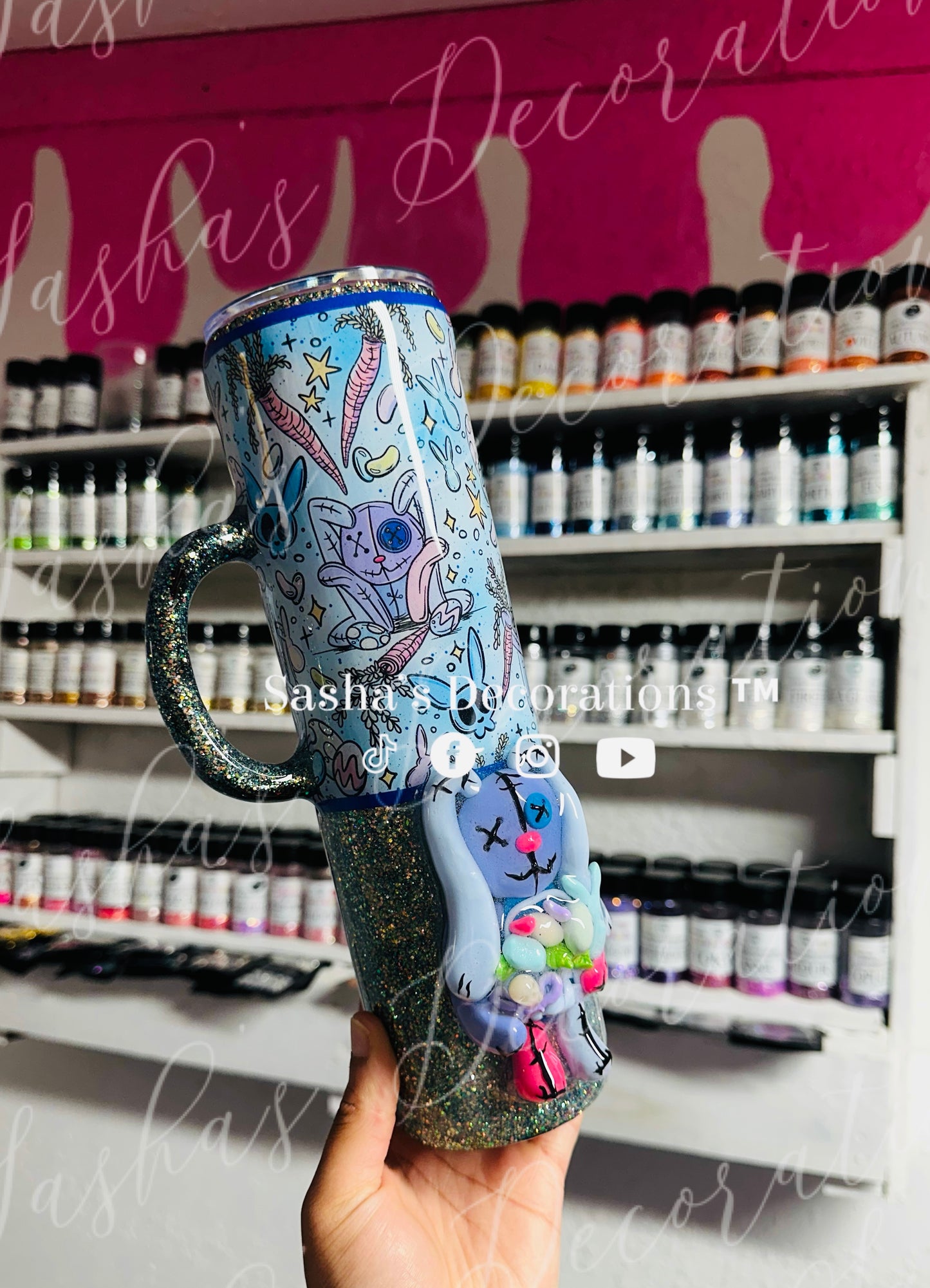 Ragdoll Bunny Tumbler Cup