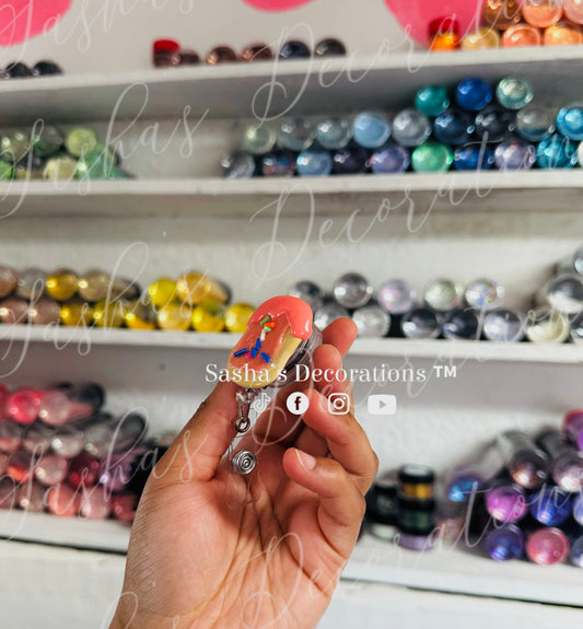 Strawberry Milkshake Breakfast 3D Badge Reel