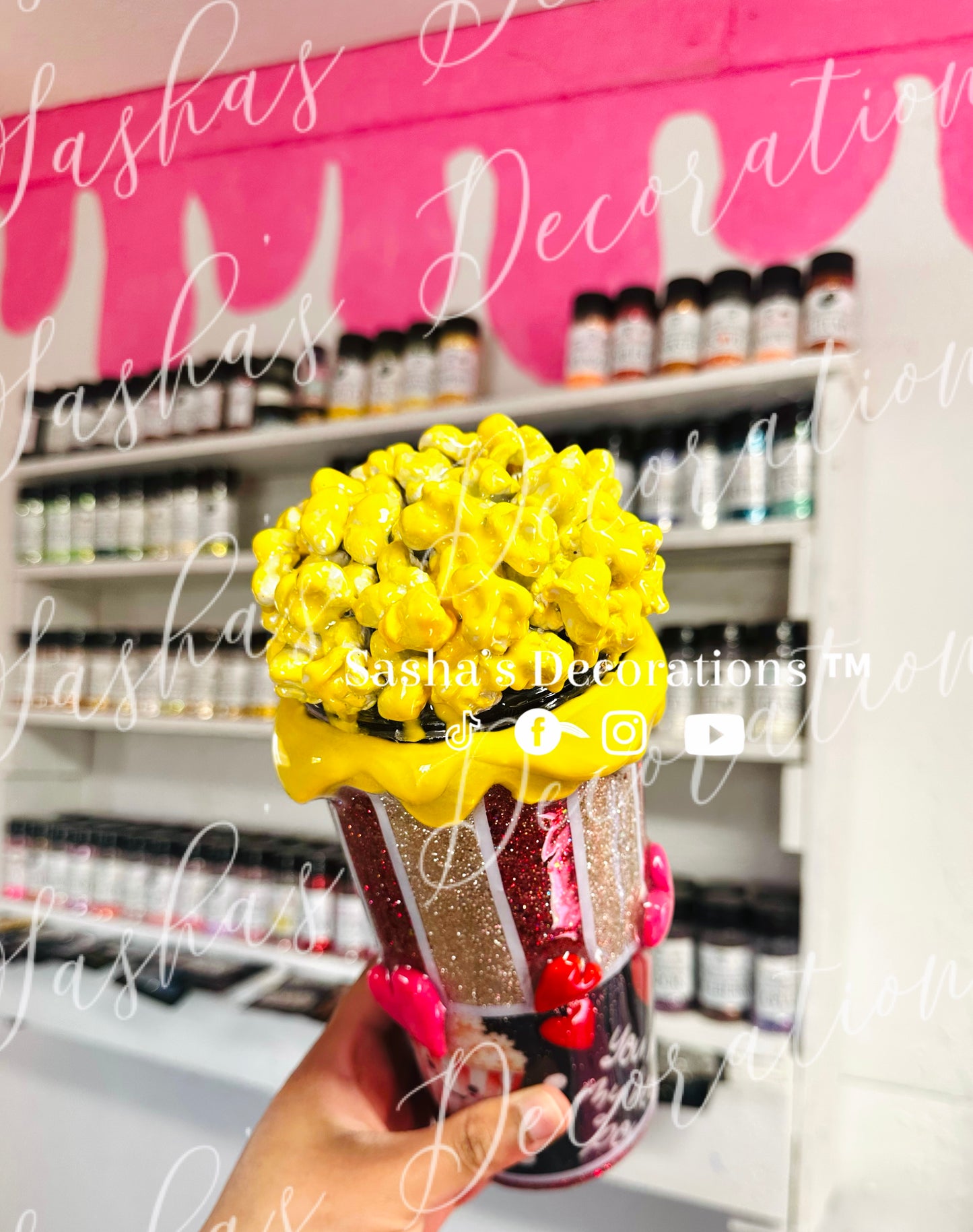 Valentine’s Cartoon Popcorn TUTORIAL