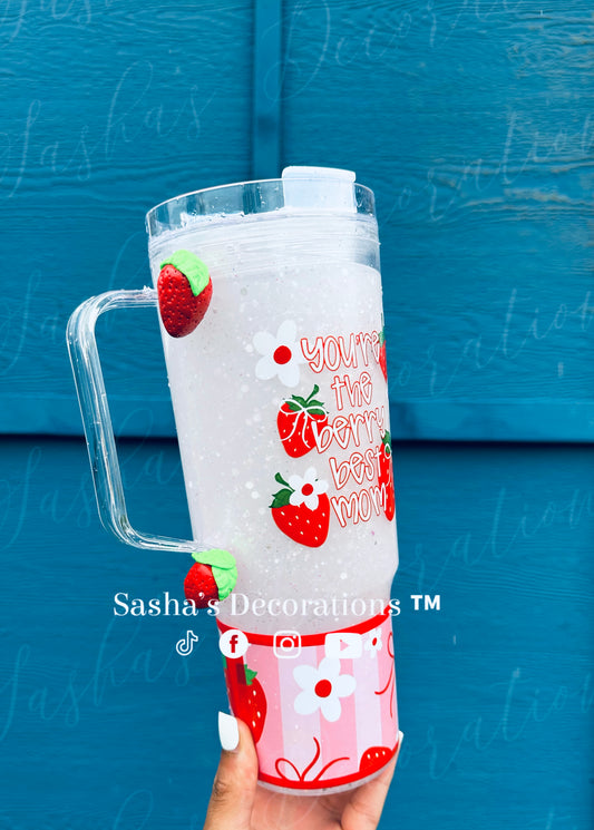 You’re The Berry Best Mom 40 oz Snow Globe Tumbler Cup