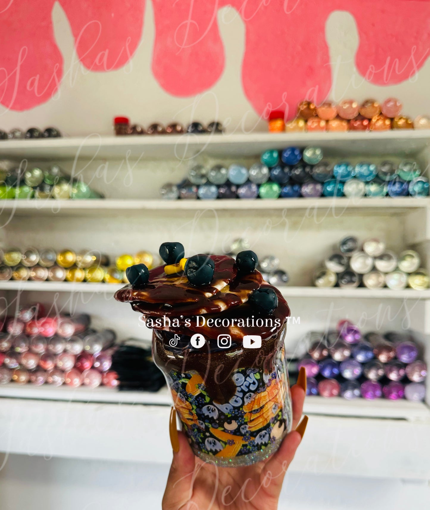 Boo Berry Pancakes Tumbler Cup
