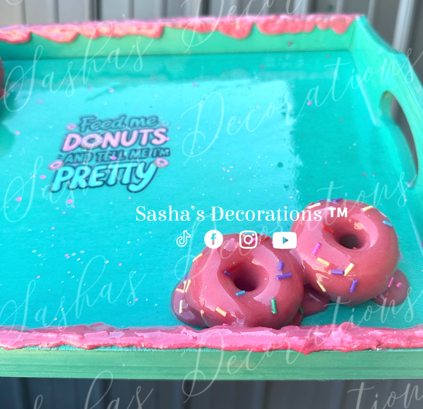 Feed Me Donuts 3D Tray
