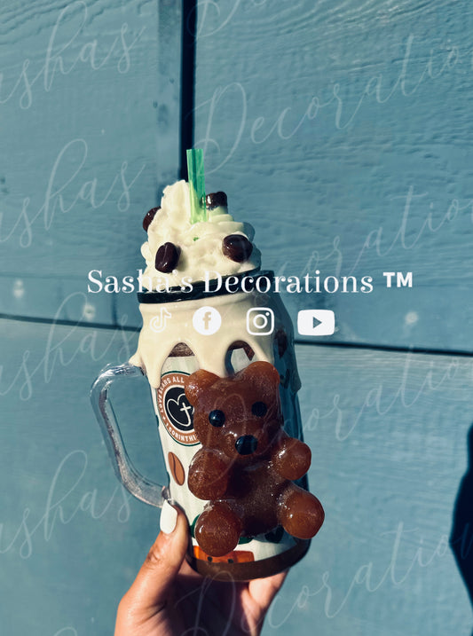 Love Bears All Things Coffee Snow Globe Tumbler Cup