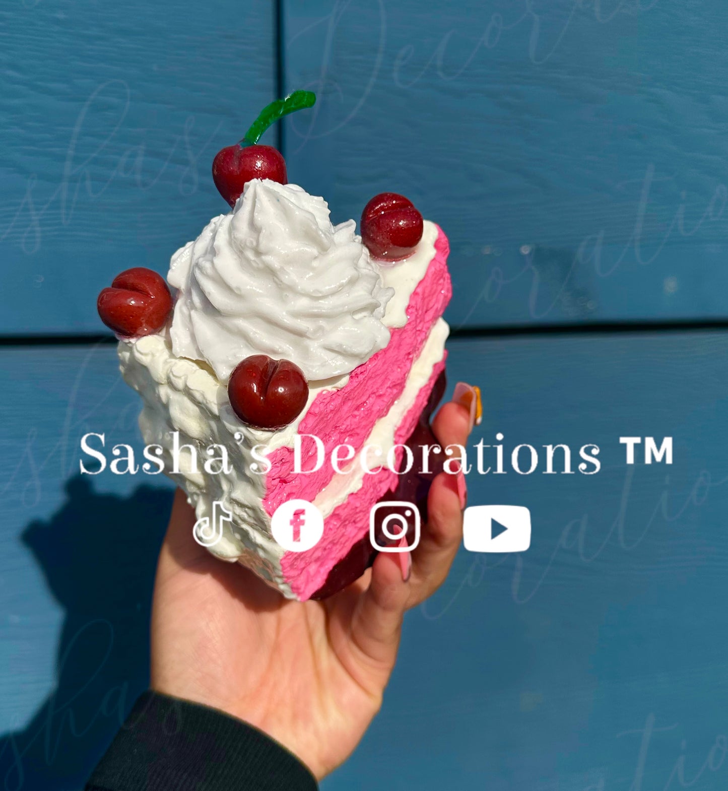 PREMADE Cake Slice (multiple color option)