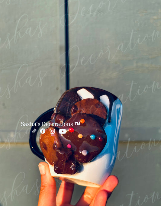 Chocolates 3D Ceramic Mug w/ Spoon