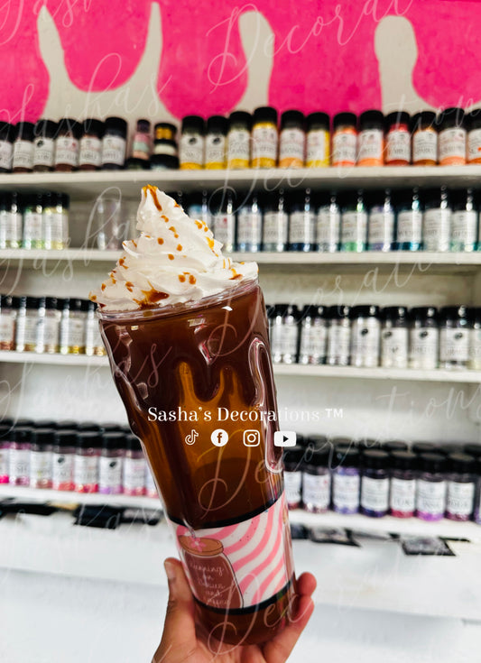 Running on Jesus & Coffee Snow Globe Tumbler