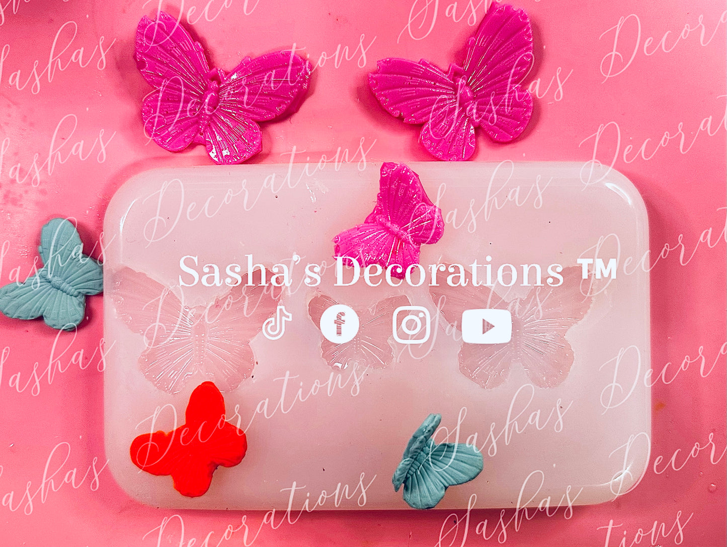 1 Butterfly Three Cavity Mold PREORDER