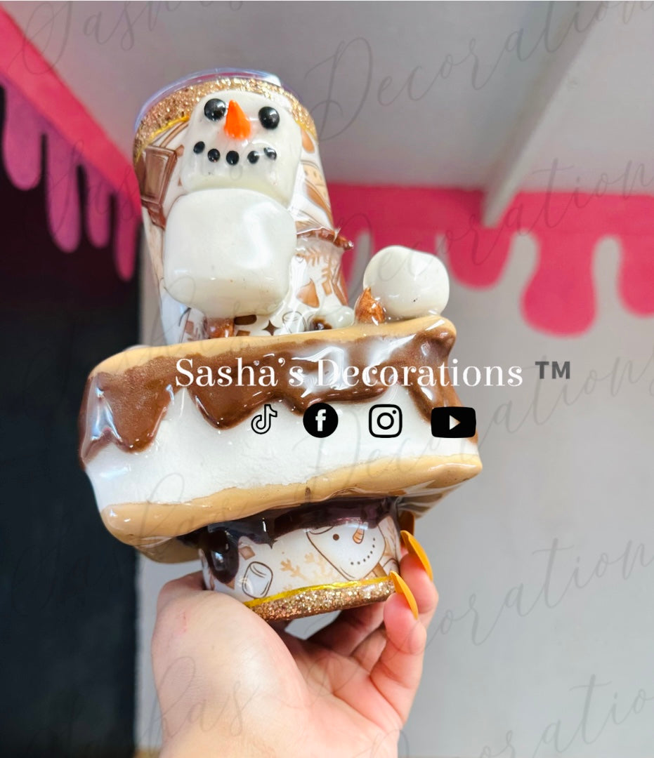 S’mores 3D Tumbler Cup TUTORIAL