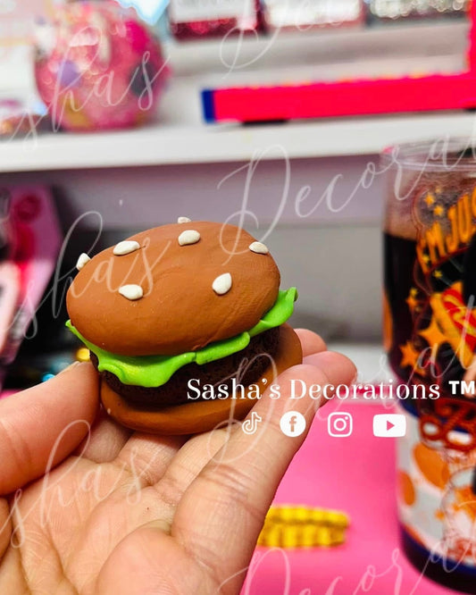 Faux Burger Topper Piece w/ Dripping Cheese PREORDER