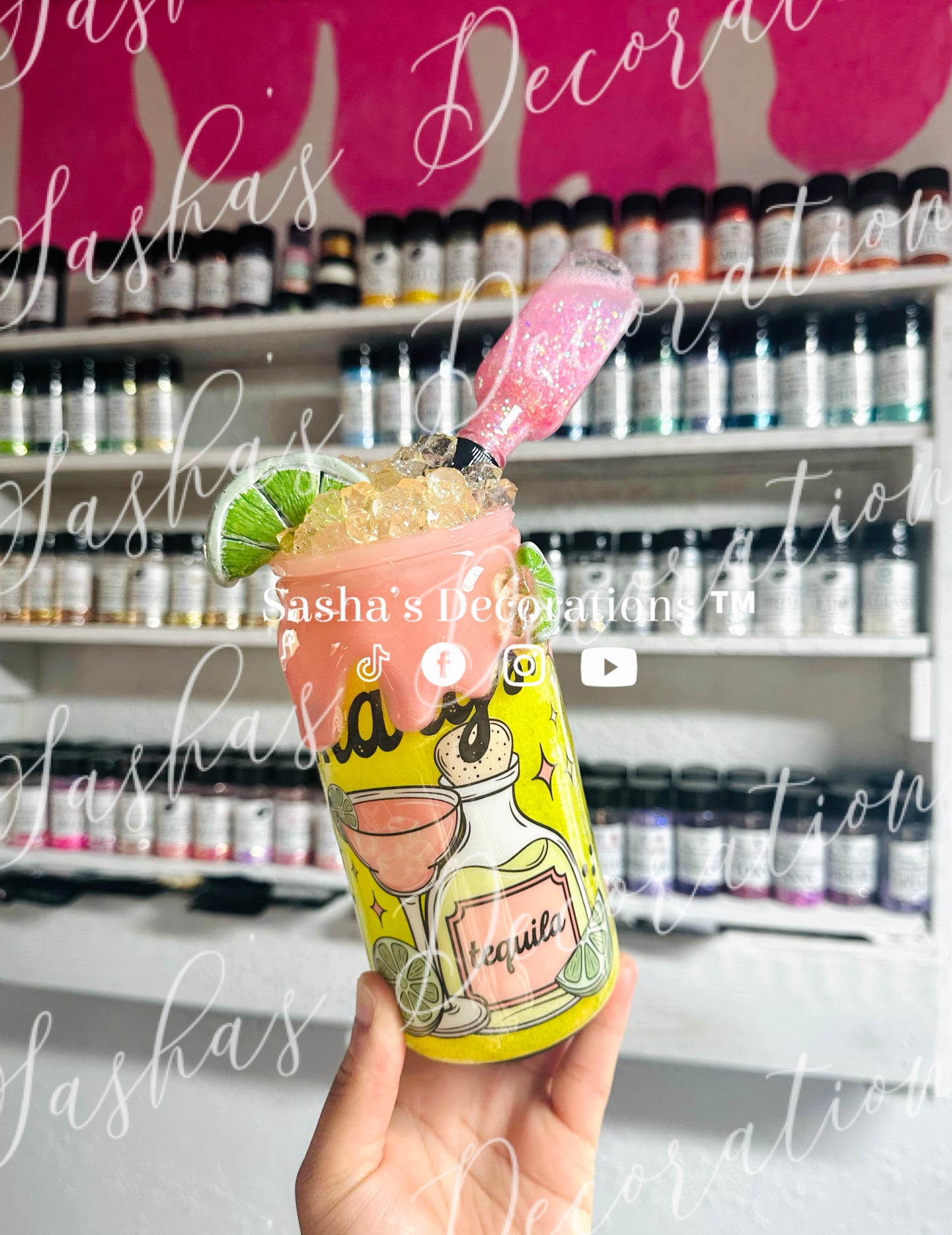Margarita Snow Globe Tumbler Cup