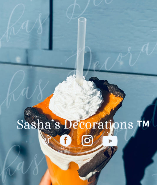 Pumpkin Pie Slice Topper Piece PREORDER (Quantity 1)