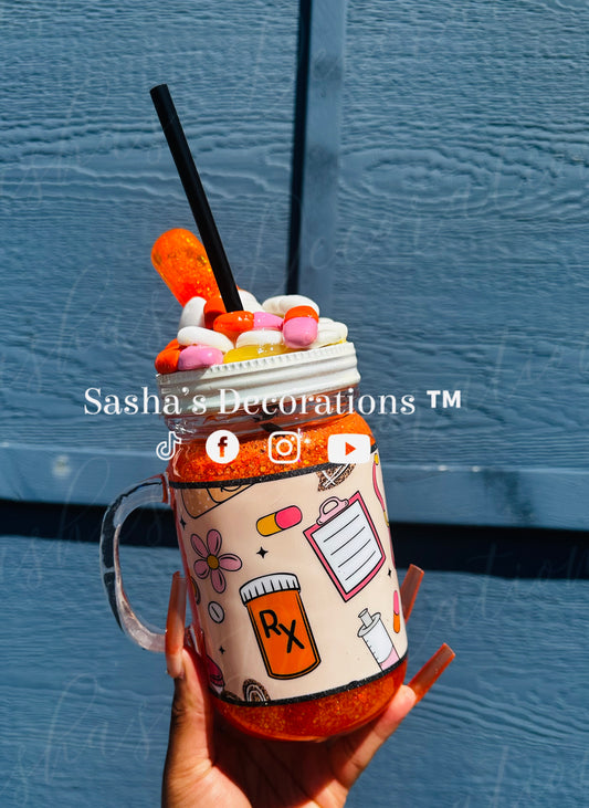 Medicine Snow Globe Tumbler Cup