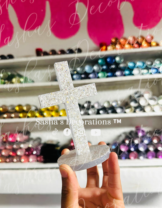 Glitter Cross Decor PREORDER