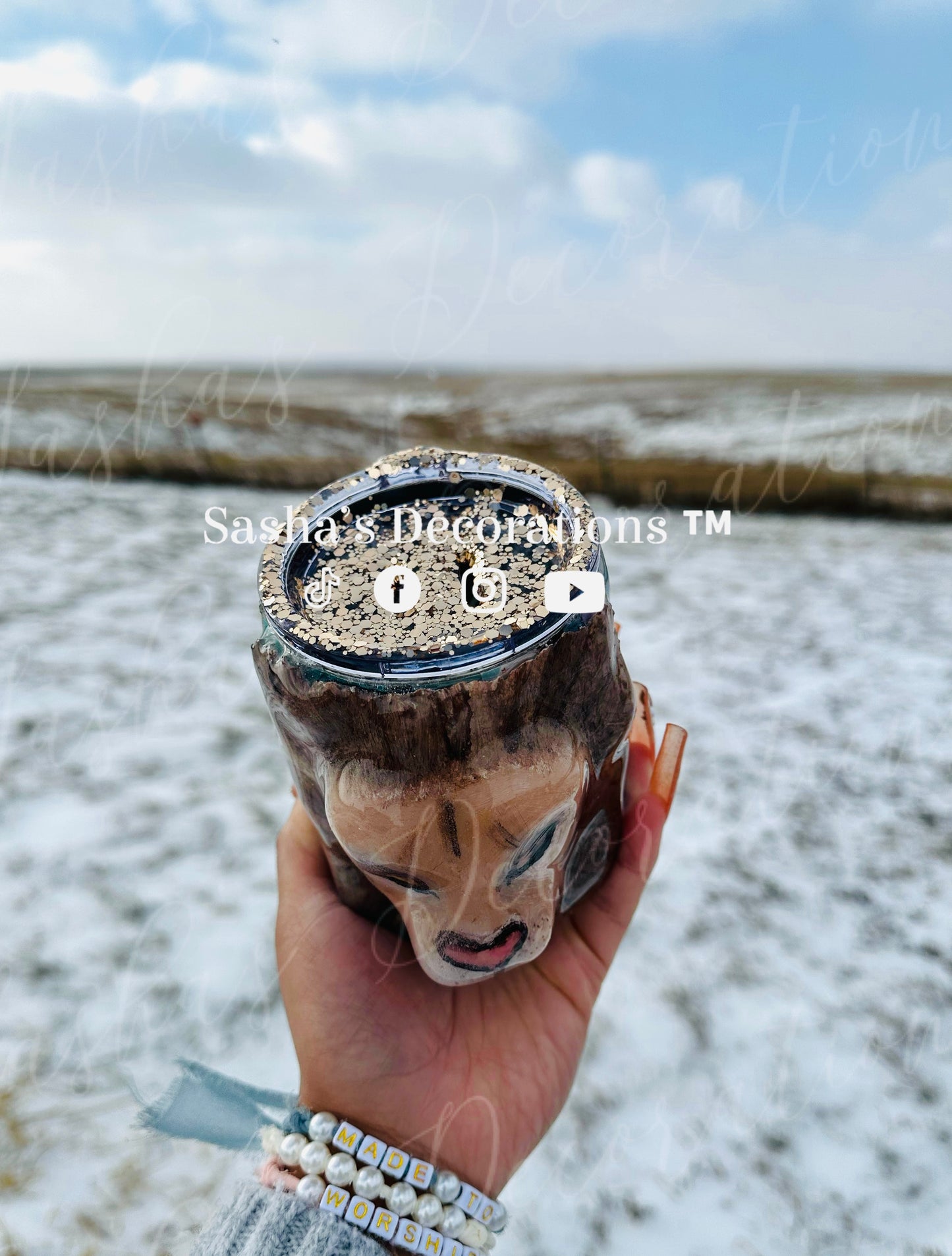 Fear Not 3D Lion Tumbler Cup