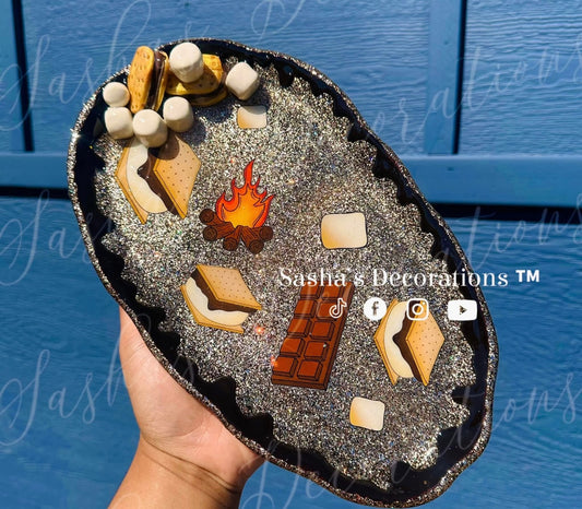 S’mores Tray w/ 3D pieces
