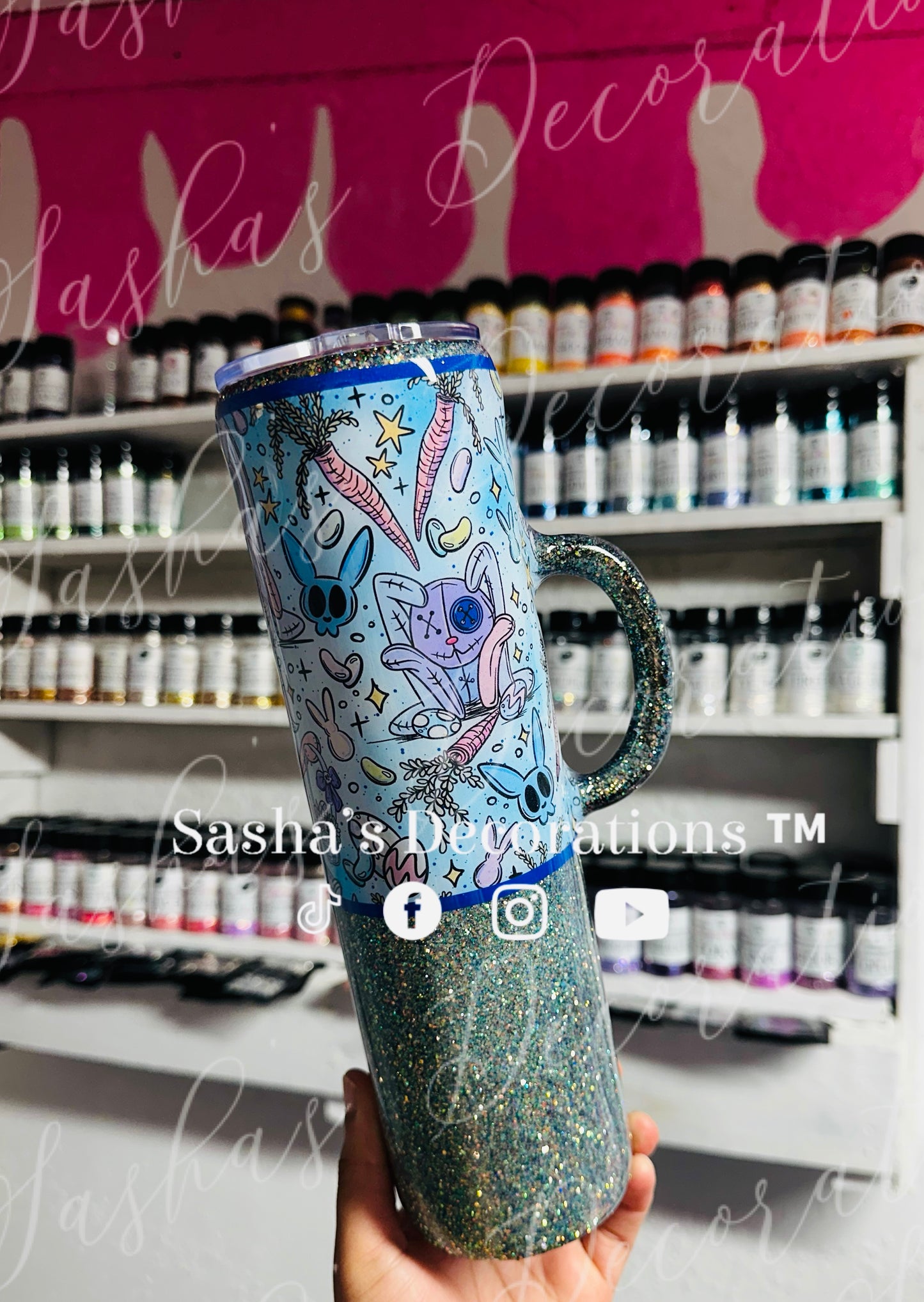 Ragdoll Bunny Tumbler Cup