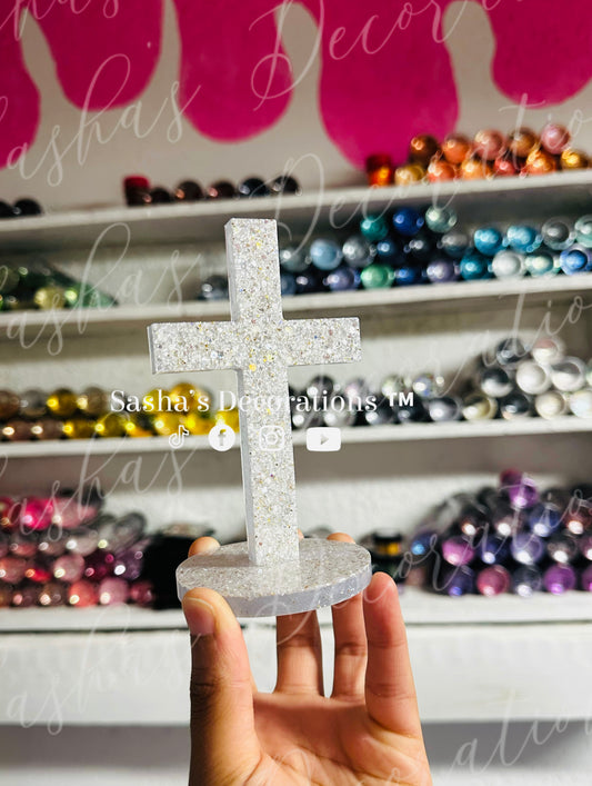 Glitter Cross Decor PREORDER