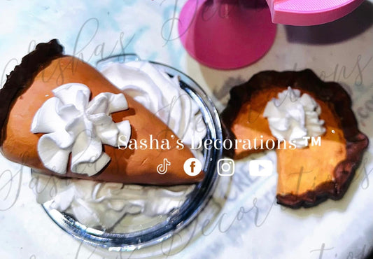 Pumpkin Pie Topper Pieces PREORDER