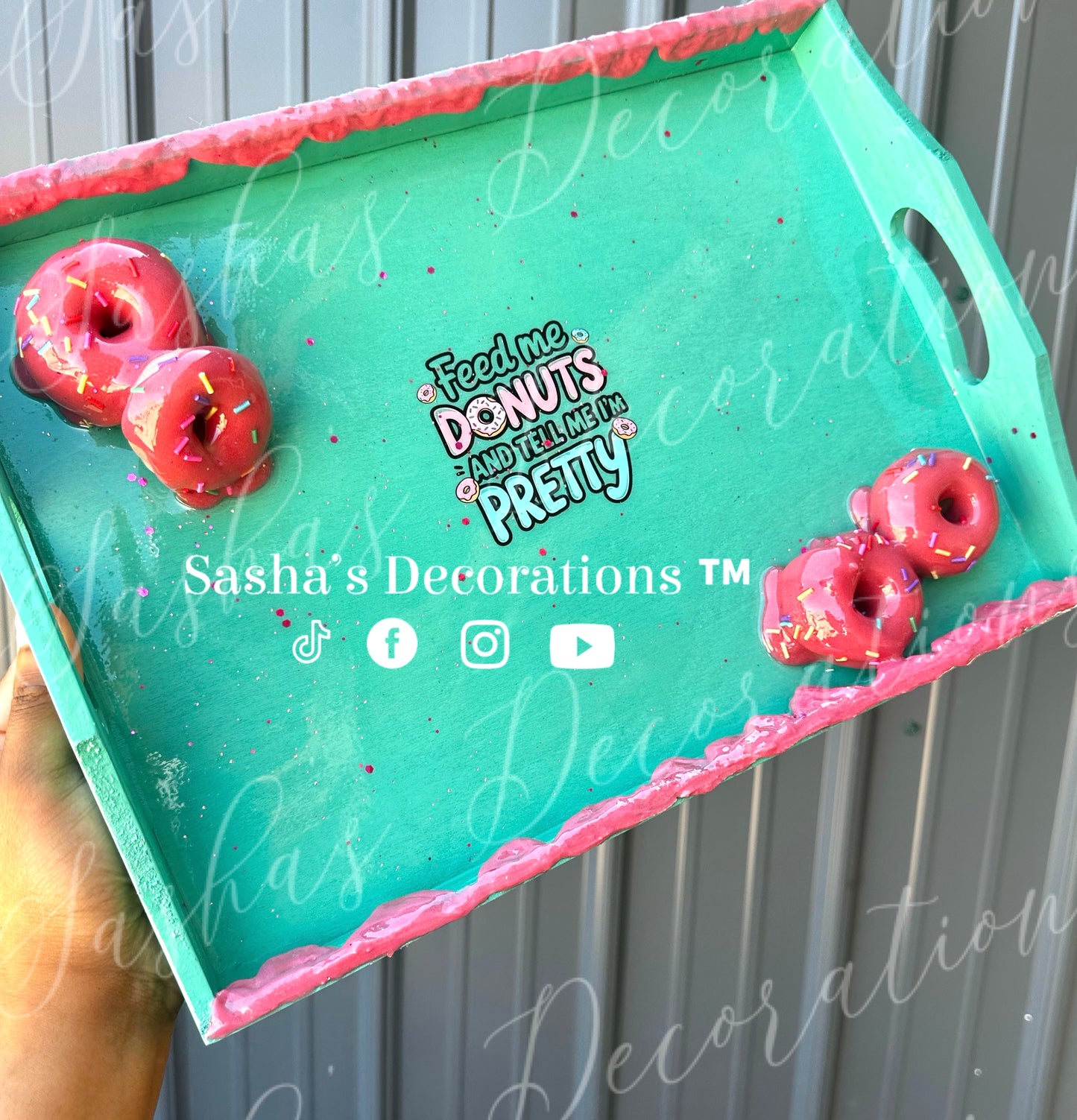 Feed Me Donuts 3D Tray