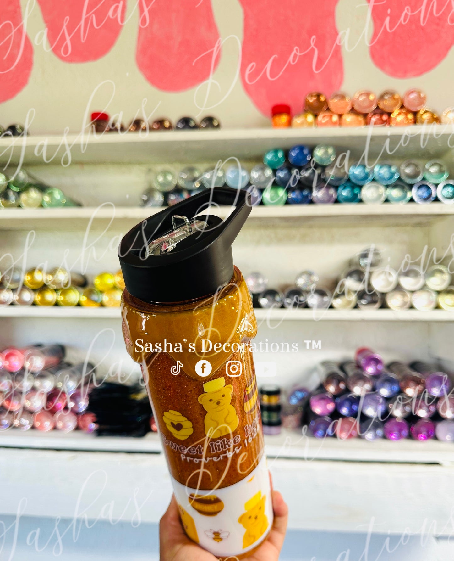 Proverbs Honey Snow Globe Hydro Tumbler Cup