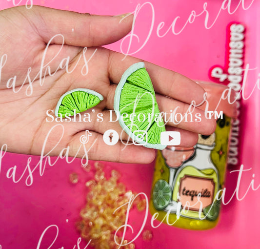 Faux Lime Pieces (Quantity 4) PREORDER