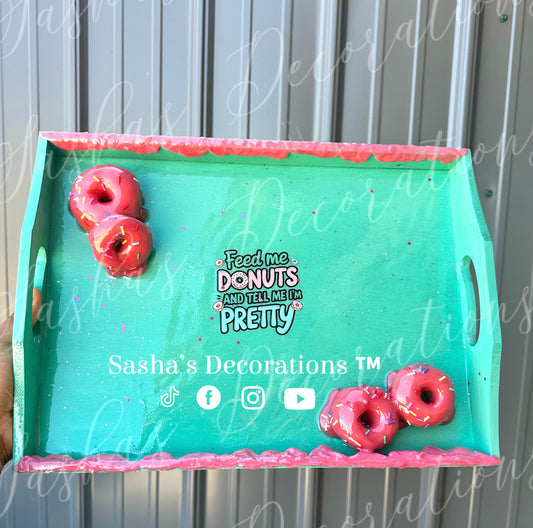 Feed Me Donuts 3D Tray