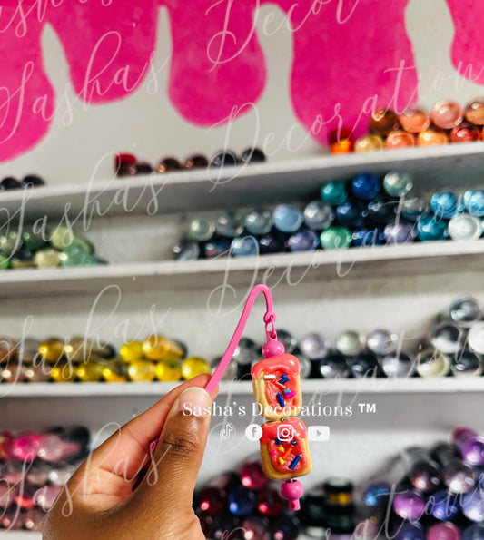 Strawberry Milkshake Breakfast 3D Bookmark