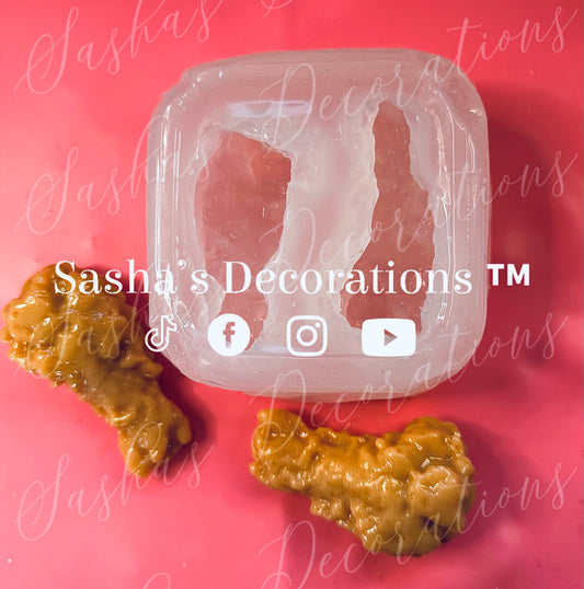2 Cavity Faux Chicken Legs Mold PREORDER