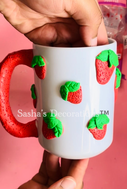 Strawberry 3D Ceramic Mug Preorder
