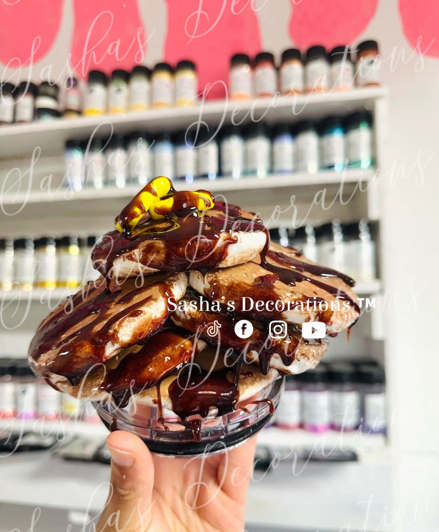 Pancake Topper Pieces PREORDER (Must assemble- no epoxy/ drips)