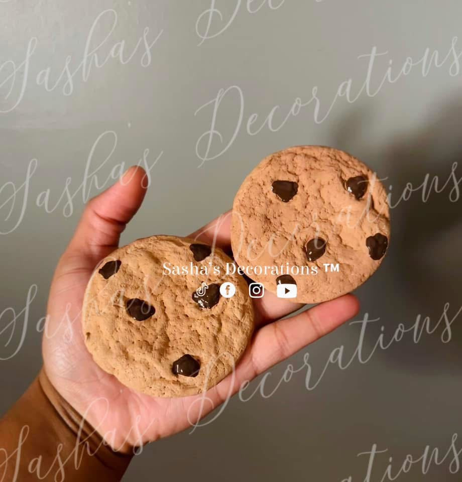 Faux Chocolate Chip Cookies QUANTITY 2 PREORDER