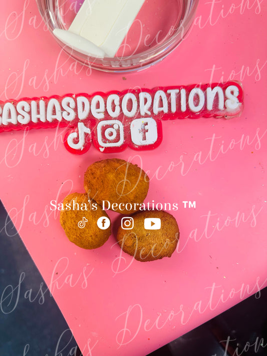 Faux Chicken Nugget Pieces PREORDER Quantity 3