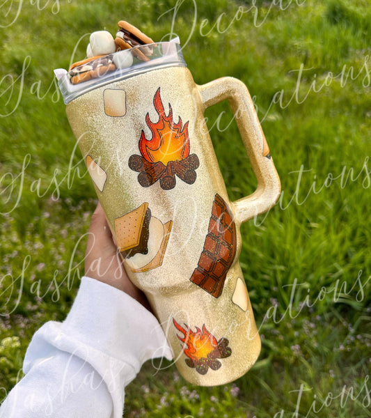 A Camping/ S’mores PREORDER 40 ounce