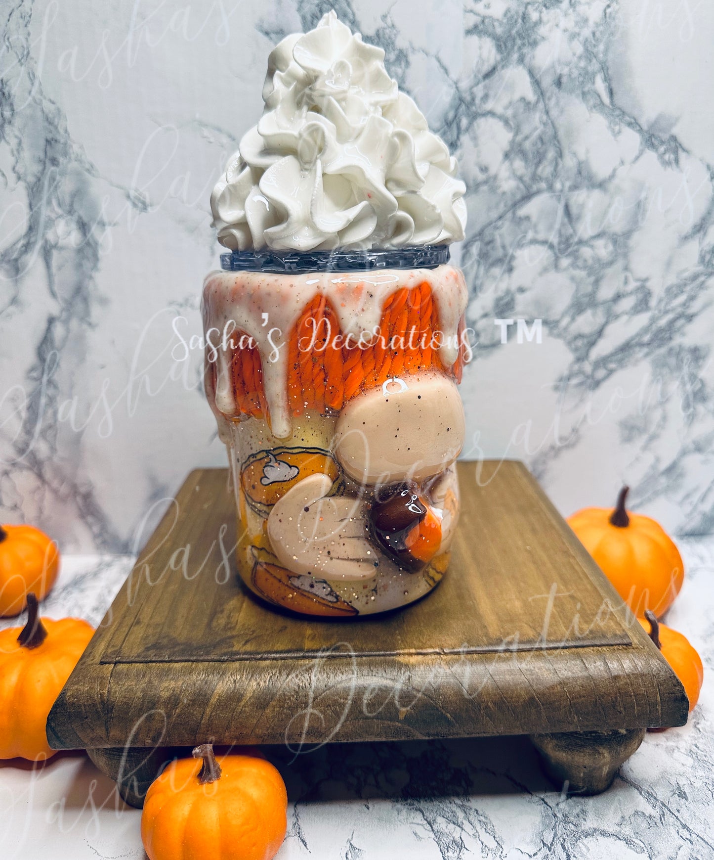 3D 12 oz Pumpkin Pie Gnome Tumbler PREORDER