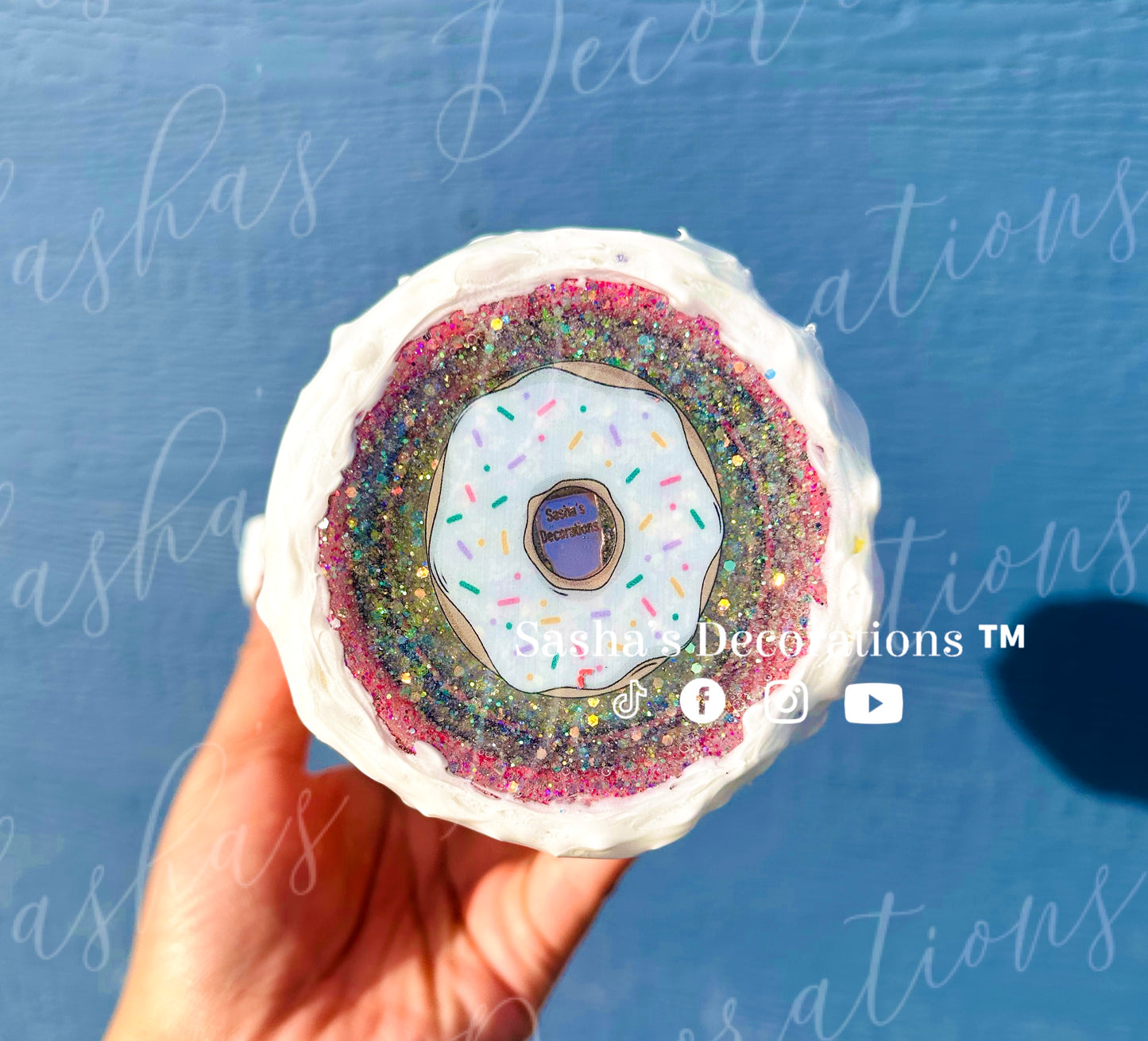 Donut Give up on your dreams tumbler cup