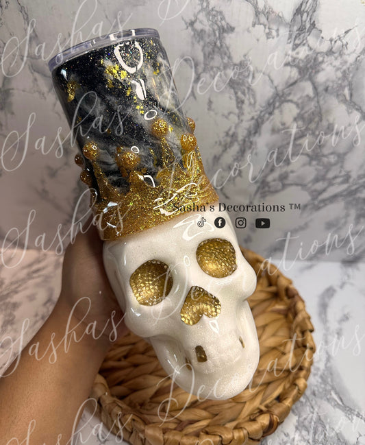 3D Royal Milky Way Blinged Skull PREORDER