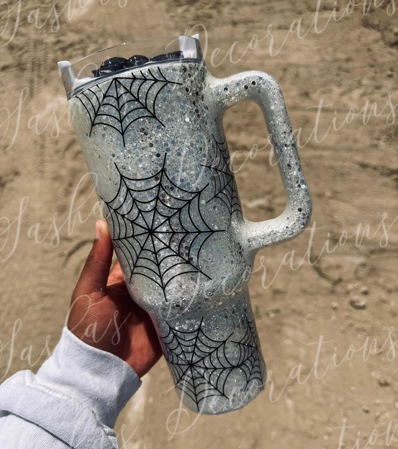 Glitter Spider Web 40 oz PREORDER