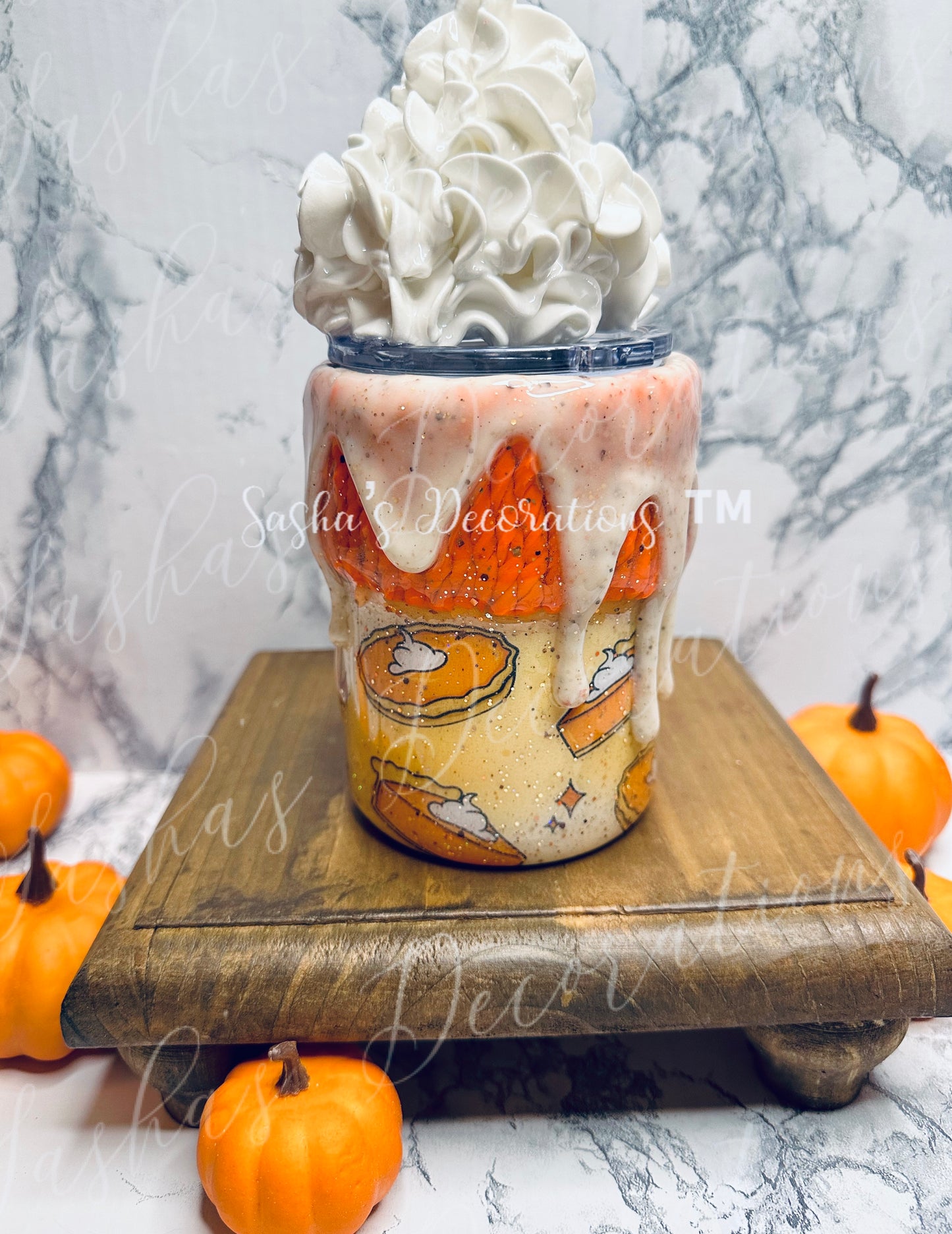 3D 12 oz Pumpkin Pie Gnome Tumbler PREORDER