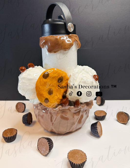 A 3D Ice Cream Cookie Bowl Cup